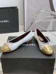 Chanel Ballet Flats White For Women