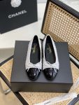 Chanel Ballet Flats White For Women