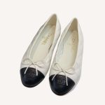 Chanel Ballet Flats White For Women