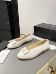 Chanel Ballet Flats White For Women