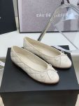 Chanel Ballet Flats White For Women