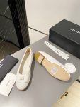 Chanel Ballet Flats White For Women