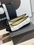 Chanel Ballet Flats White For Women