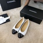 Chanel Ballet Flats White For Women