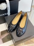 Chanel Ballet Flats Black For Women G02819 Y01552 94305