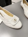 Chanel Ballet Flats White For Women