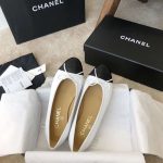 Chanel Ballet Flats White For Women