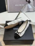 Chanel Ballet Flats White For Women