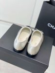 Chanel Ballet Flats Silver For Women