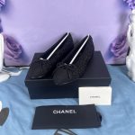 Chanel Ballet Flats Black For Women – 37 EU