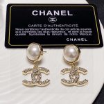 Chanel CC Earrings Gold For Women