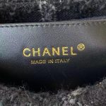 Chanel CC Hobo Bag Black For Women 24cm / 9.4in AS3562