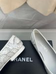 Chanel Cambon Ballet Flats White For Women