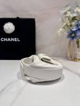 Chanel Caviar Quilted Mini Small Top Handle Bag White/Black For Women 16cm / 6.3in