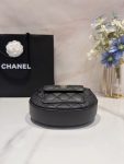 Chanel Caviar Quilted Mini Small Top Handle Bag White/Black For Women 16cm / 6.3in