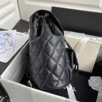 Chanel Caviar Vintage Duma Backpack Black For Women 9.5in / 24cm AS1371