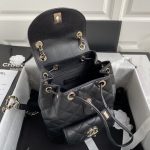 Chanel Caviar Vintage Duma Backpack Black For Women 9.5in / 24cm AS1371