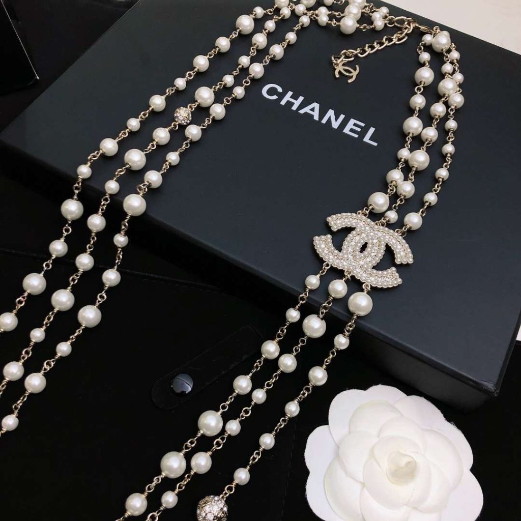 Chanel Chain Necklace Gold For Women