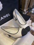 Chanel Chain Pumps White For Women