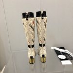 Chanel Classic Electric Embroidered Boot Beige For Women