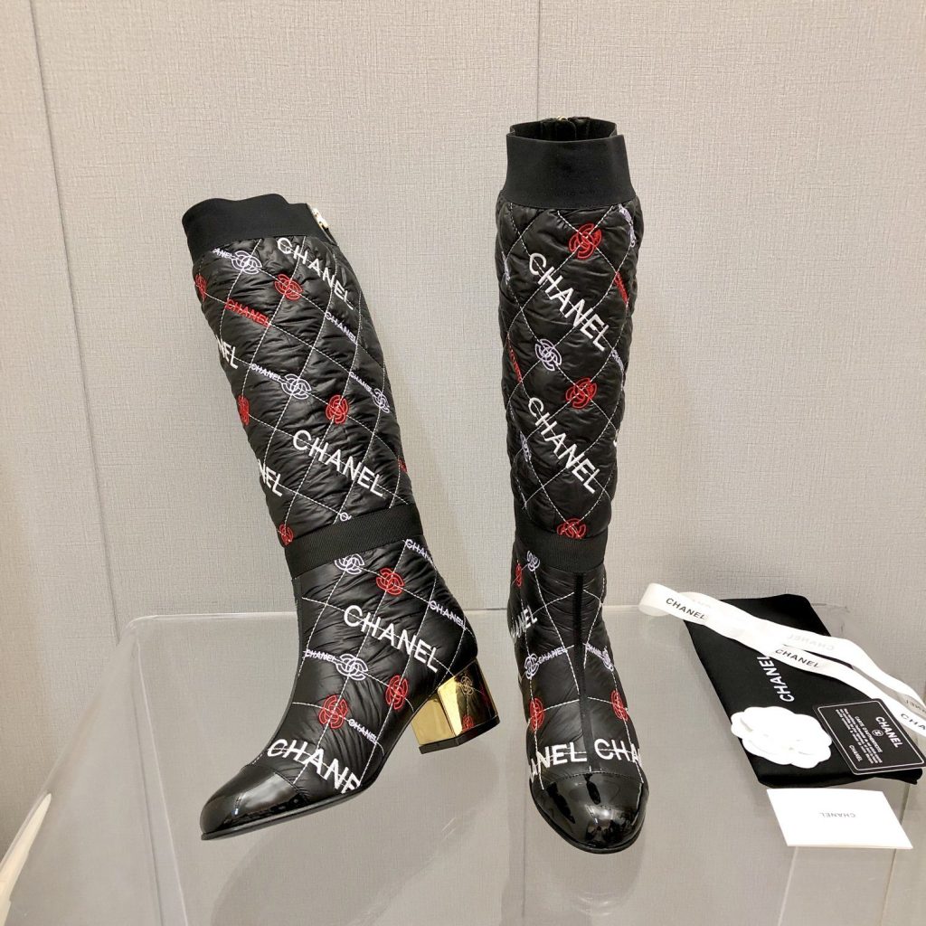 Chanel Classic Electric Embroidered Boot Black For Women