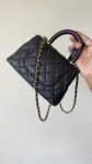 Chanel Coco Handle Mini Bag Black For Women 5,1in/13cm