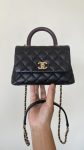 Chanel Coco Handle Mini Bag Black For Women 5,1in/13cm