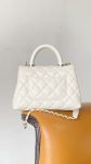 Chanel Coco Handle Mini Bag White For Women 5,1in/13cm