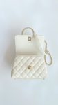 Chanel Coco Handle Mini Bag White For Women 5,1in/13cm