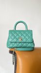 Chanel Coco Handle Mini Bag Green For Women 5,1in/13cm