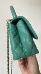 Chanel Coco Handle Mini Bag Green For Women 5,1in/13cm