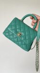 Chanel Coco Handle Mini Bag Green For Women 5,1in/13cm