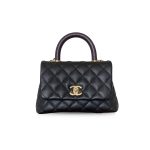 Chanel Coco Handle Mini Bag Black For Women 5,1in/13cm