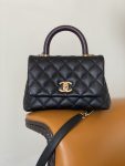 Chanel Coco Handle Mini Bag Black For Women 5,1in/13cm