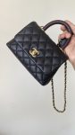 Chanel Coco Handle Mini Bag Black For Women 5,1in/13cm