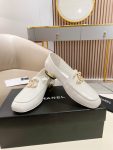 Chanel Colorful Double C Logo Loafers White For Women