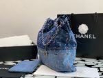 Chanel Demin Medium Bag Blue For Women 38.5cm / 15.1in