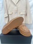 Chanel Double C Buckle Fisherman Loafers Brown For Women