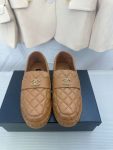 Chanel Double C Buckle Fisherman Loafers Brown For Women