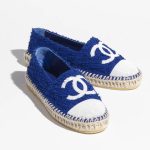 Chanel Espadrilles Dark Blue For Women- G45602 B16099 NW246