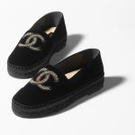 Chanel Espadrilles Black For Women- G45849 B17477 94305