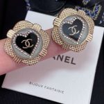 Chanel Earrings Black For Women