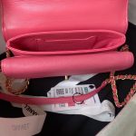 Chanel Flap Bag Black/Pink/White For Women 20cm / 7.9in