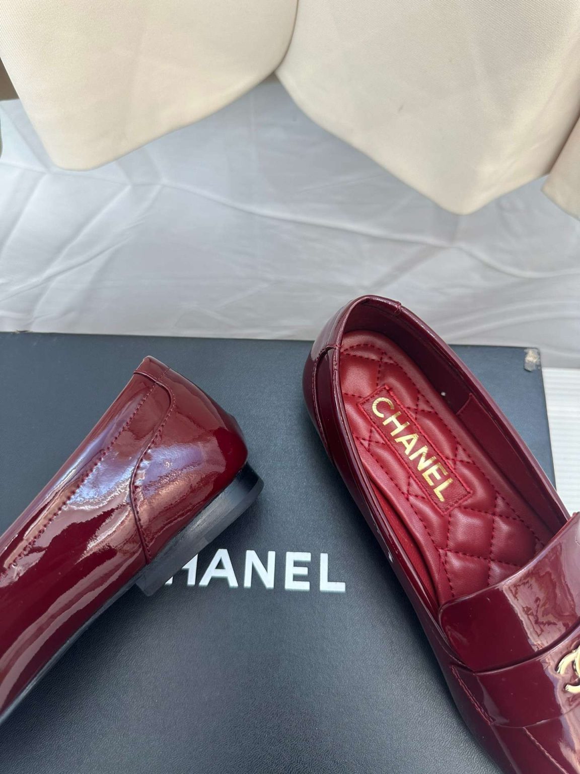 Chanel Goddess Loafers Burgundy For Women