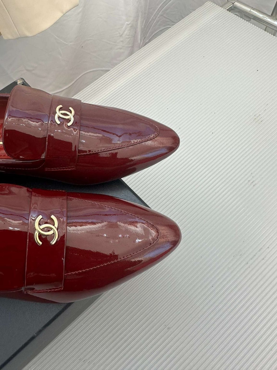 Chanel Goddess Loafers Burgundy For Women