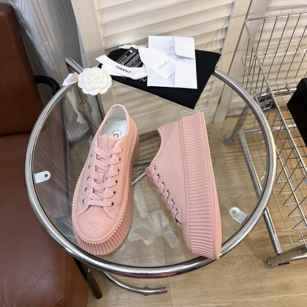 Chanel Gutdzu Sneakers Pink For Women