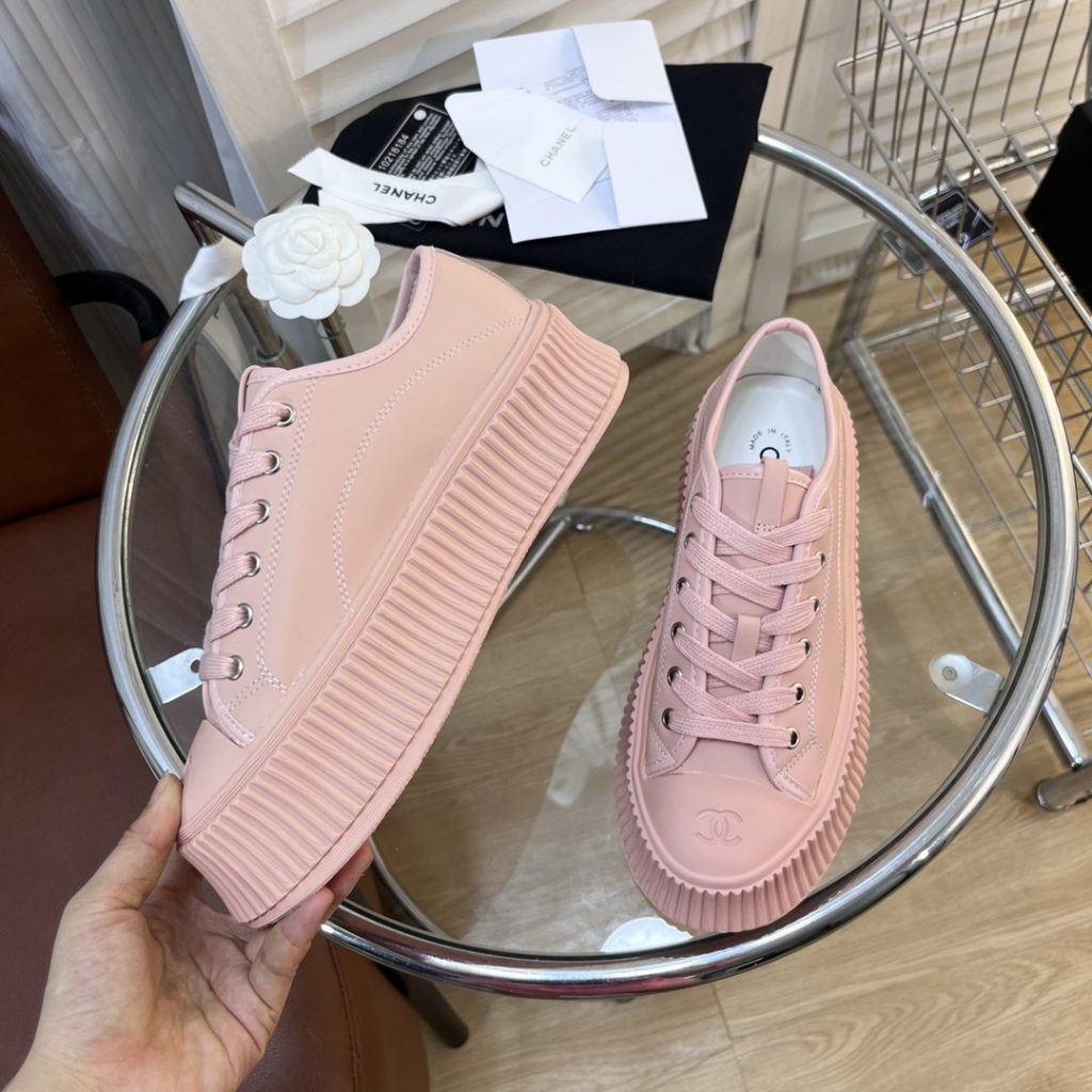 Chanel Gutdzu Sneakers Pink For Women