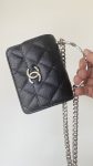 Chanel HAAS Mini Bag Black For Women 3,7in/9,5cm