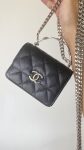 Chanel HAAS Mini Bag Black For Women 3,7in/9,5cm