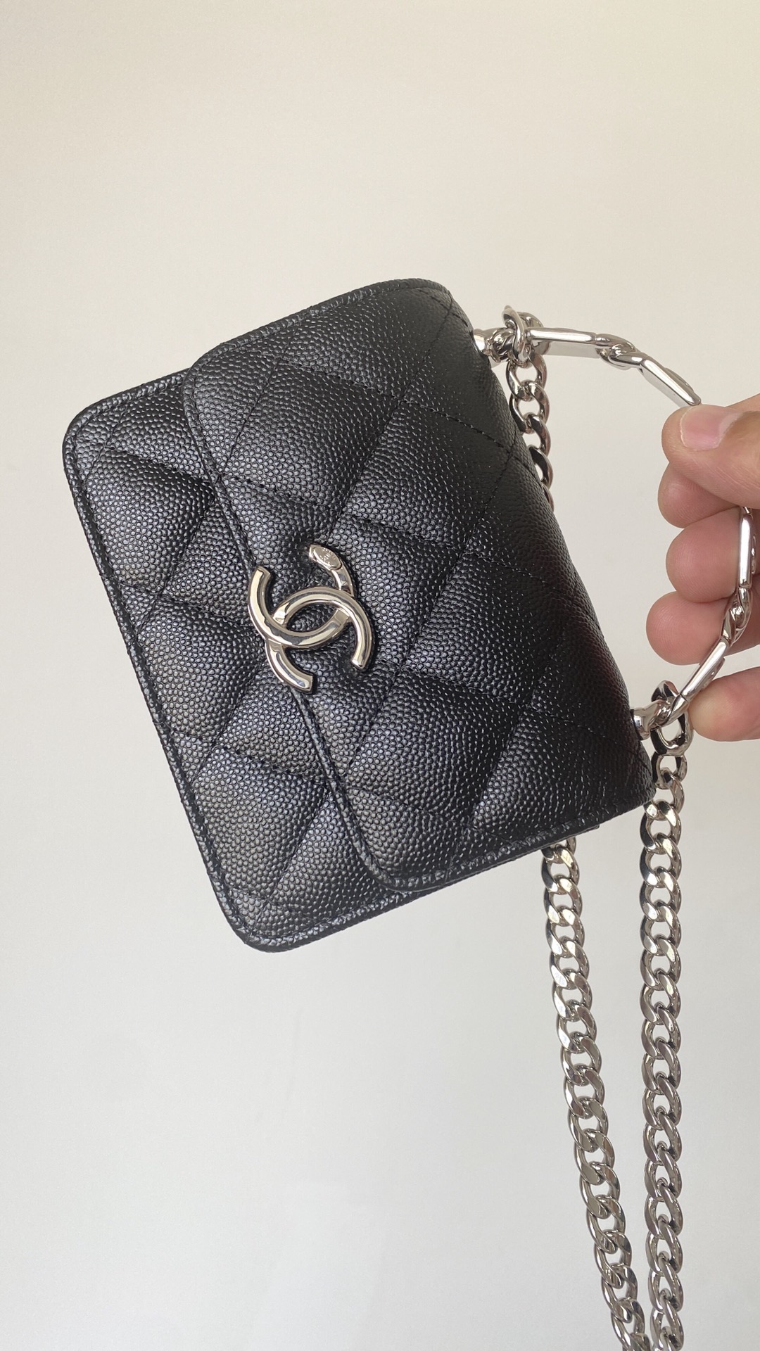 Chanel HAAS Mini Bag Black For Women 3,7in/9,5cm